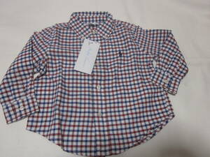 #[ Ralph Lauren ]#[ long sleeve shirt ]#[ Kids baby ]#[ size 85 centimeter ]#[ unused tag attaching ]#[ postage 230 jpy ]#80 90