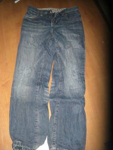 Gap lining check pattern Denim pants 140