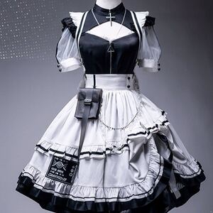 サイバーメイド3号機 コスプレ衣装 Lilith House Sサイズ 美品 新品同様 メイド服 衣装一式