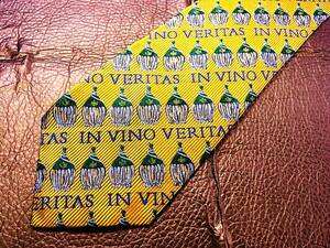 !Nr3542* beautiful goods Moschino [ tent IN VINO VERITAS] necktie 