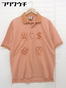 ◇ ◎ HONMA DESIGN ホンマデザイン 半袖 ポロシャツ サイズIV オレンジ メンズの商品画像
