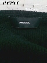 ◇ DIESEL ディーゼル コットン ニット ハイネック 長袖 セーター サイズXL ブラック メンズ_画像4