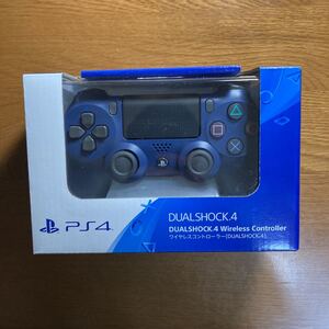 【新品】PS4 ワイヤレスコントローラー 純正 デュアルショック4 ミッドブルー