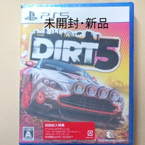 新品【 PS5 】DIRT 5＋初回封入特典付き
