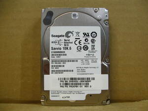 vSEAGATE ST600MM0026 600GB SAS2.0 6Gb/s 10krpm 2.5 type built-in HDD used Savvio 10K.6
