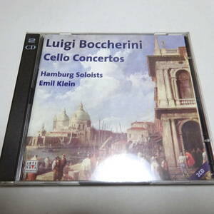 輸入盤/Arte Nova/2CD「ボッケリーニ：チェロ協奏曲集(1-8番)」エミール・クライン/ハンブルク・ソロイスツ