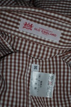 オールドイングランド　OLD　ENGLAND　チェック　シャツ　36 C8301_画像3