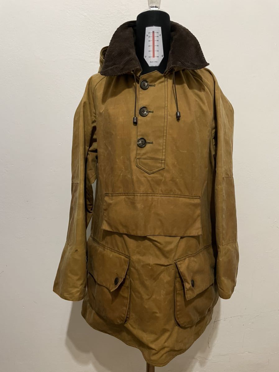 名作 希少 90年製 3クレスト イギリス製 barbour バブアー