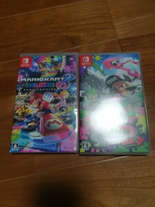 Nintendo Switch マリオカート8デラックス と スプラトゥーン2