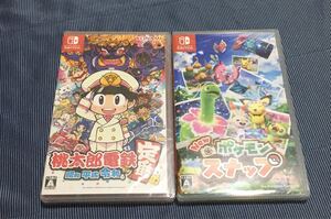 Nintendo Switch 桃太郎電鉄 ポケモンスナップ 新品未開封シュリンク付き