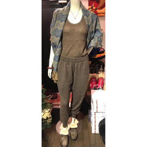 10特★ 新品【ANNTARAH】BUNKER PANTS CAFE SIZE:S 日本未上陸! ベビーアルパカ100%