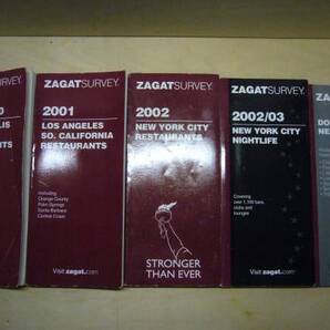 英語 Zagatsurvey Nightlife&Restaurants 5冊セット