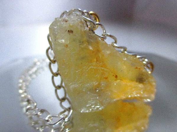 76CtAfghanistanBigNaturalYellowBerylstoneNecklace 76CtAfghanistanBigNaturalYellowBerylstoneNecklace