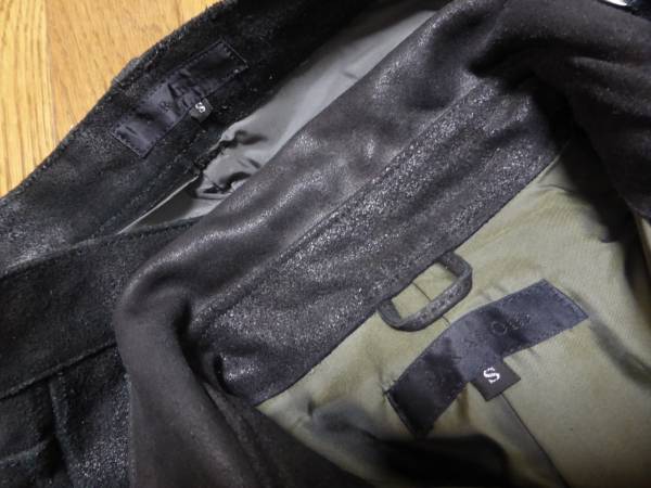 paranoid パラノイド クラックレザー セットアップ 黒 サイズS paranoid パラノイド クラックレザー セットアップ 黒 サイズS