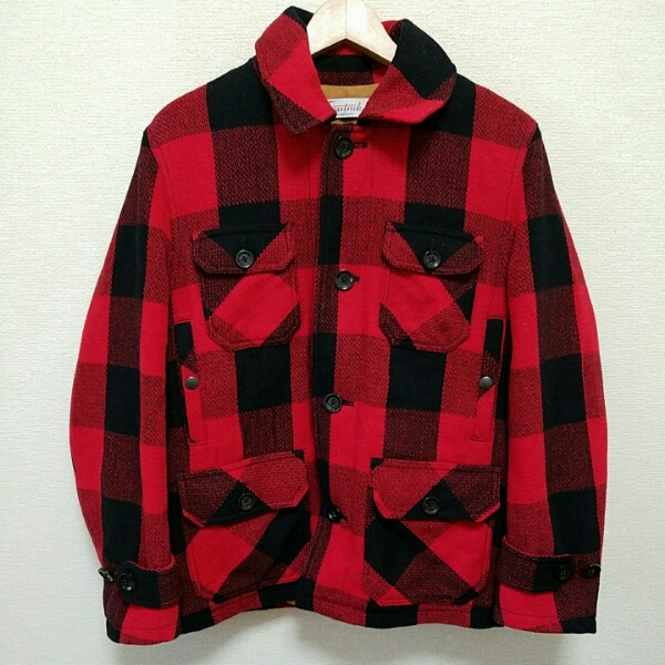 【美品】SPUTNIKブロックチェックジャケット サイズM