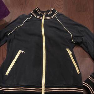 メンズ ゴールド ストーン ジャージ スウェット