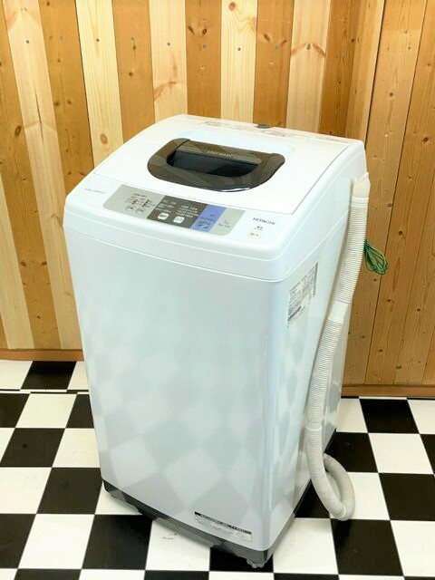日立 HITACHI 洗濯機 NW-50B 2018年製 5kg ホワイト - rehda.com