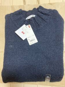 UNIQLO JW ANDERSONコラボ ローゲージクルーネックセーター（長袖） XL Navy レア