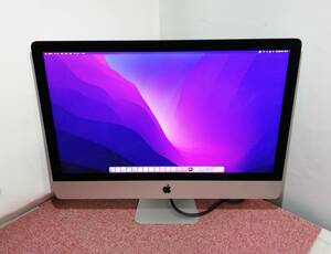 iMac Retina 5K 27インチ Late 2015 Apple A1419 Core i7-6700K 4.00Ghz (4コア)/32GB/高速SSD1TB/Monterey 12.1/AMD Radeon R9 M395X 4GB