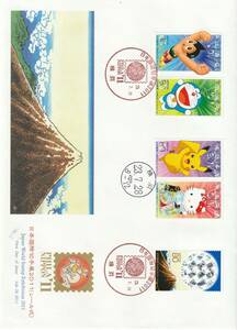 FDC　２００１１年　　日本国際切手展２０１１　８０円　　大型封筒
