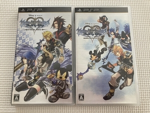 21-PSP-429 プレイステーションポータブル キングダムハーツ バースバイスリープ、ファイナルミックス 動作品 PSP ☆未使用カード付き