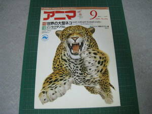 アニマ　1989年9月号　特集：世界の大型ネコ　インセクタリウム　平凡社