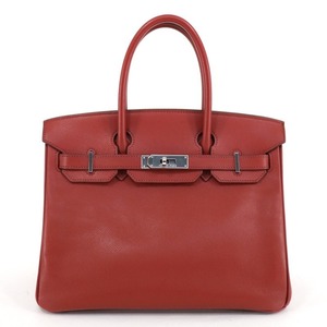 26470 Hermes HERMES Birkin 35 Handbag Togo Bag Handbag Tote Bag Red Rouge Garance Hermes, Bag, Bag, Birkin