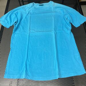 unitedarrows United Arrows blue label short sleeves la gran T-shirt M size color fading, back dirt equipped 