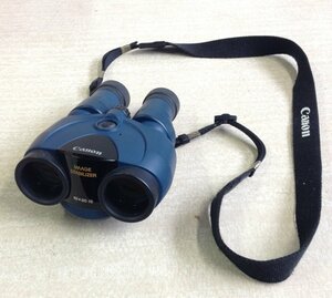 [W1236] CANON IMAGE STABILIZER 10x30 IS /キャノン 防振双眼鏡 手振れ補正機能不明 ストラップ付 中古 現状品