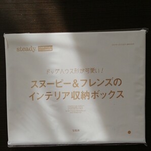 steady ステディ付録 スヌーピー&フレンズインテリア収納ボックス
