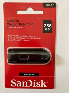 USBメモリー 256GB USB3.0 SanDisk サンディスク Cruzer Glide スライド式 送料無料