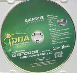 GIGABYTE i-DNA　nVIDIA チップセット マザーボード ドライバー ユーティリティ CD-ROM