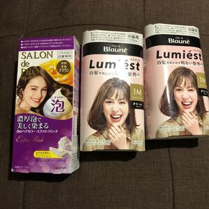 ヘアカラー サロンドプロ・ルミエスト 3個セット