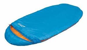 ブルー キャプテンスタッグ(CAPTAIN STAG) 寝袋 シュラフ エッグ型シュラフ 【最低使用温度10度】 丸洗い 収納袋