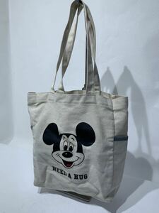 【人気】Lee/リー×DISNEY／ディズニー　コラボ　トートバッグ　ミッキー　デニムメーカー　H351