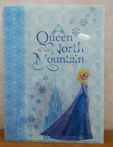 ディズニー Disney アナと雪の女王 クリアファイル ダブルポケット ライトブルー FROZEN サイズ:約22㎝×31㎝*