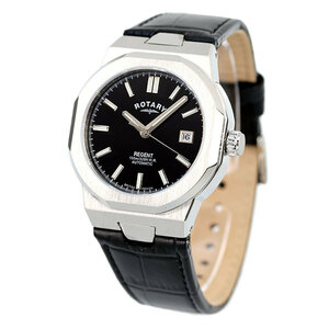新品 送料無料 ロータリー ROTARY 腕時計 リージェント GS05410/04 自動巻き メンズ 時計 ブラック 革ベルト