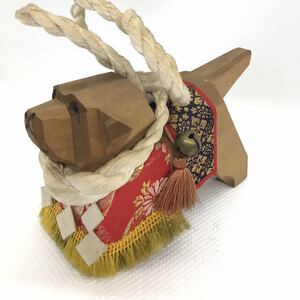 土佐犬　置物　オブジェ　人形　民芸品　木工品　伝統工芸　郷土玩具　送料350円
