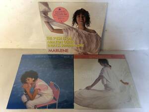 11224S 帯付12inch EP ＋ LP★マリーン MARLENE 3点セット★THE PUSH IS ON/LOOKING FOR LOVE/Be・Pop★12AH 1857/28AH 1732/28AH 1855