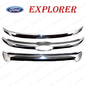 Ford Explorer 1FM Radiator Grill 1FMHK8 1FMHK9 Хромированный спойлер Airo BB5Z8200CA 2011 ~ 2016