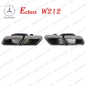 ベンツ E W212 E63 AMG 後期 左 右 リア バンパー マフラー カッター エンド A2314900127 A2314900227 A 2314900127 A 2314900227