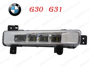 BMW 5 G30 G31 2017～ 523d 523i 530e 530i 540i ｘDrive M SPORTS 右 LED フォグ ランプ デイ ライト クローム メッキ 63177349132