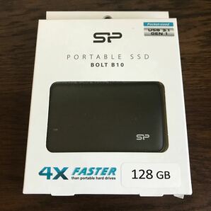 【新品／未開封】シリコンパワー USB3.0ポータブルSSD SP128GBPSDB10SBK 128GB