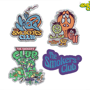 THE SMOKERS CLUB ザスモーカーズクラブ ステッカー 4枚 カンナビスカップ ボング high times ハイタイムズ マリファナ 大麻 420 thc