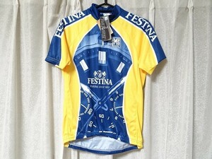 新品 イタリア製 SMS SANTINI MAGLIFICIO SPORTIVO FESTINA サイクルシャツ 自転車 Sサイズ