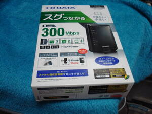 I/O DATA 文庫本より小さい 300Mbpsハイパワー無線親機 WN-G300R3 未使用 送料無料