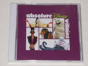 新品 Absolute Disney Villains/CD ディズニー・ヴィランズ 映画 101匹わんちゃん ジャングル・ブック リトル・マーメイド 美女と野獣