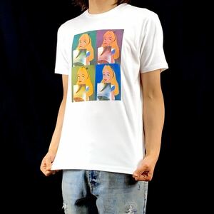 新品 不思議の国のアリス セクシー グラマー コラージュ ポップアート Tシャツ S M L XL ビッグ オーバーサイズ XXL~5XL ロンT パーカー 可