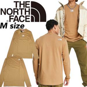ザ ノースフェイス 長袖 Tシャツ ロンT メンズ レディース NF0A7ZIF ブラウン Mサイズ THE NORTH FACE L/S MENS DOME AT CENTRE 新品