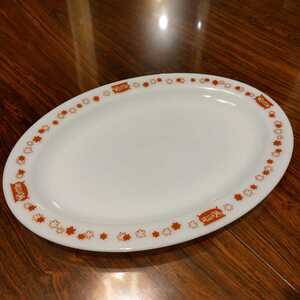 * unused Vintage Pyrex kettle restaurant oval platter ③*pyrex fireking